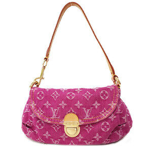Louis Vuitton Monogram Denim Pleaty Semi Shoulder Bag